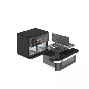 Φριτέζα Αέρος PRAF-40530 Primo Dual Zone Digital 11L 2800W Inox/Μαύρο Μικροσυσκευές