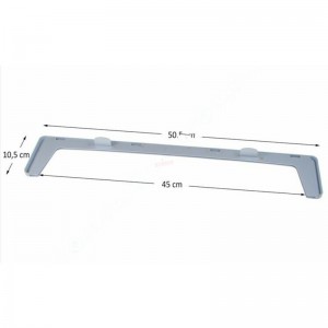 Κάλυμμα Μπροστινό Ραφιού Ψυγείου Ariston - Indesit C00114618 Original  Ανταλλακτικά Ηλεκτρικών Συσκευών