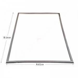 Λάστιχο Πόρτας Συντήρησης Ψυγείου Bosch - Siemens - Pitsos 00711833 Original Ανταλλακτικά Ηλεκτρικών Συσκευών
