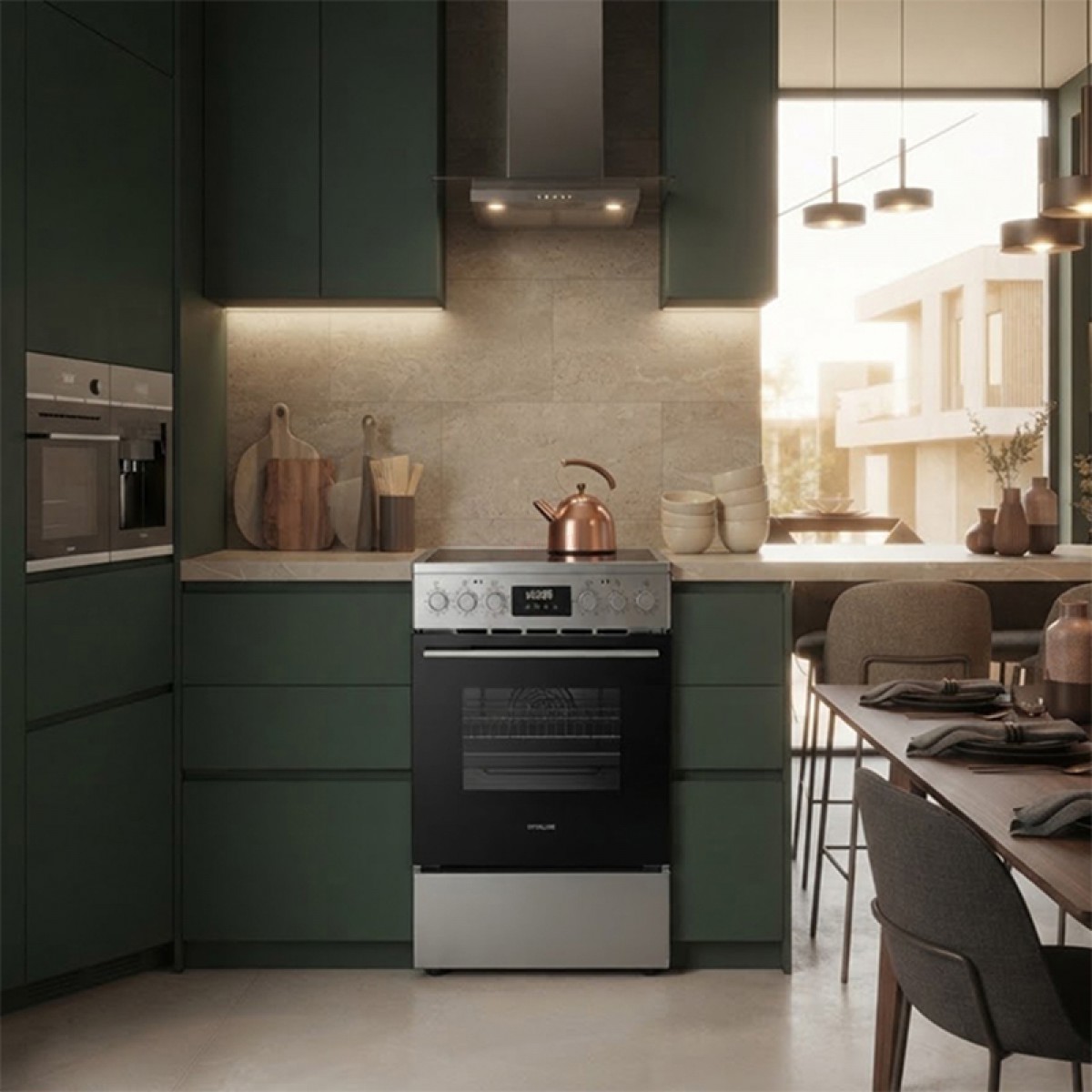 Κουζίνα Κεραμική Davoline CCMFXS 1100 IX / SILV Inox Οικιακές Συσκευές