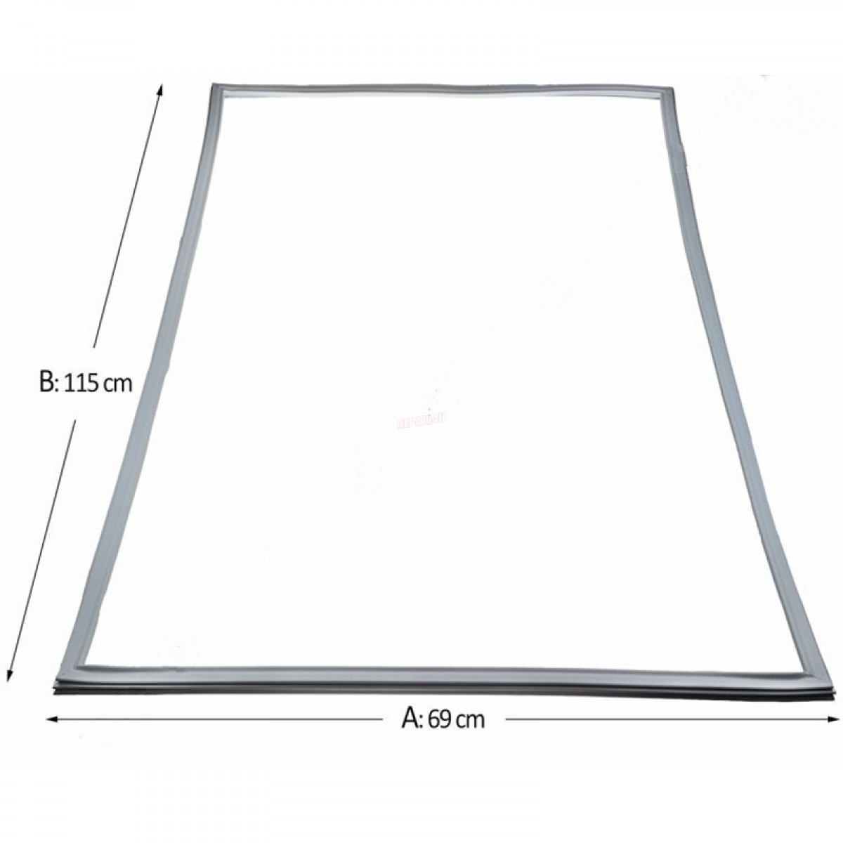 Λάστιχο Πόρτας Συντήρησης Ψυγείου Whirlpool 481246688577 Original  Ανταλλακτικά Ηλεκτρικών Συσκευών
