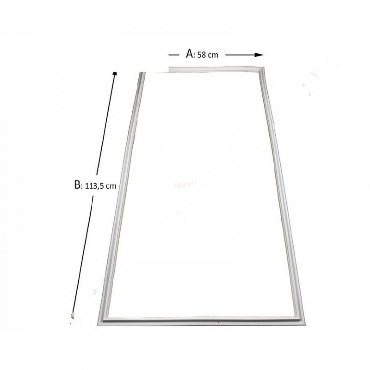 Λάστιχο Πόρτας Συντήρησης Ψυγείου Bosch - Siemens - Pitsos 00244629 Original Ανταλλακτικά Ηλεκτρικών Συσκευών
